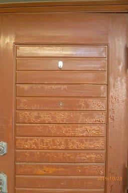 ヤマハ玄関ドアの塗装3.2