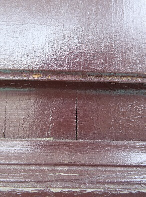 木製玄関ドア塗装、千葉県4