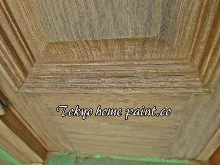 スウェーデン玄関ドア塗装と補修10