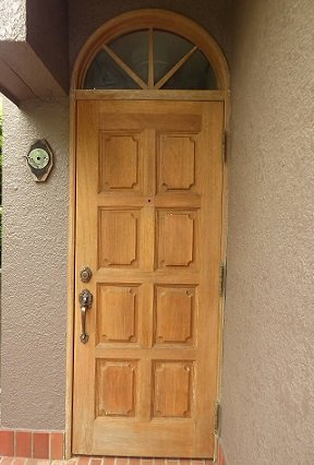 ヤマハ玄関ドア塗装5